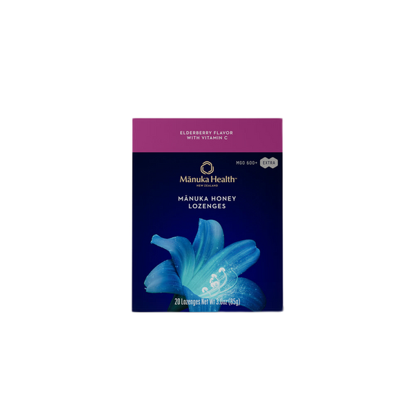 Mānuka Honey Lozenges, Elderberry With Vitamin C