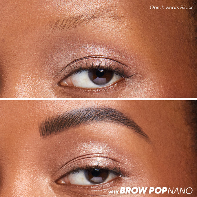 Brow Pop Nano Ultra-Fine Detailing Pencil - Makeup - Kosas - B_A-FullFaceNano-Black2 - The Detox Market | Black