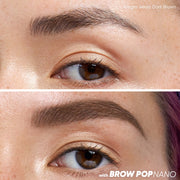 Brow Pop Nano Ultra-Fine Detailing Pencil - Makeup - Kosas - B_A-FullFaceNano-DarkBrown2 - The Detox Market | Dark Brown