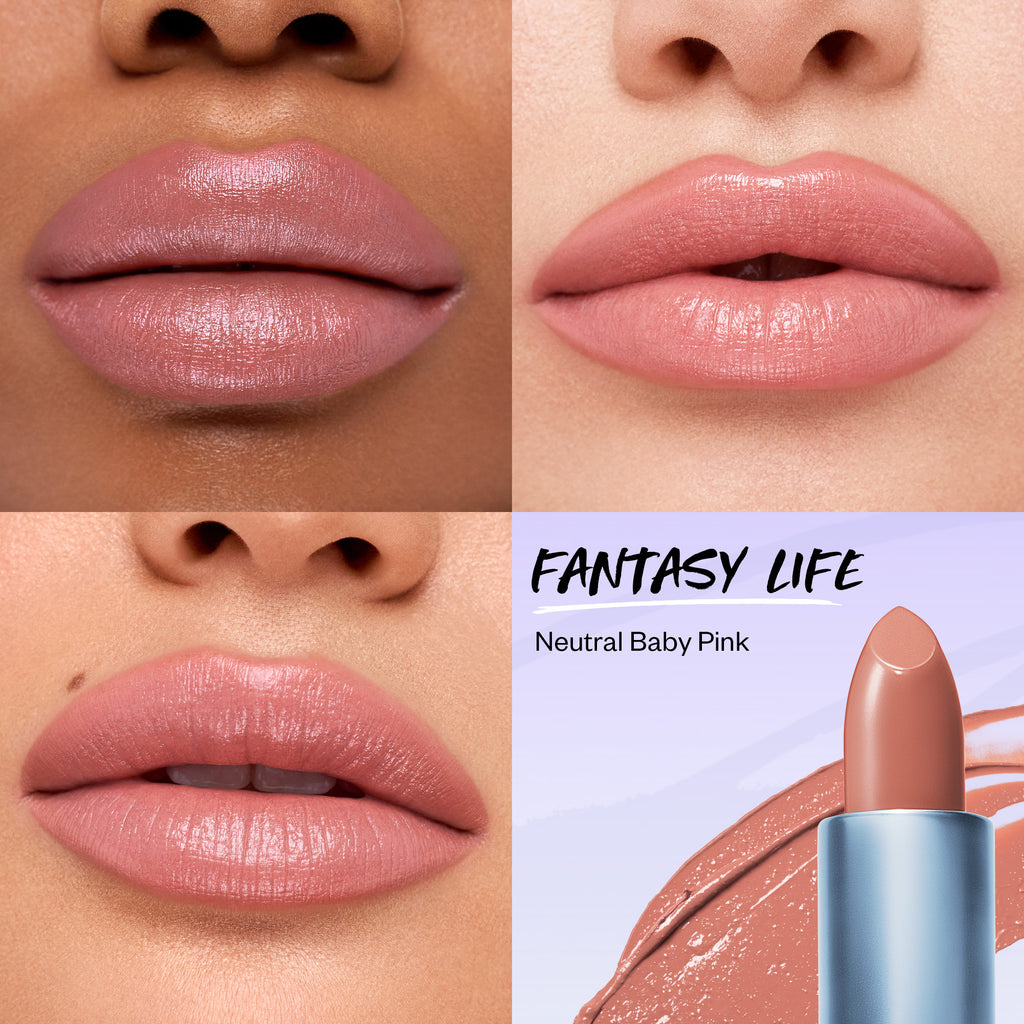 Weightless Lip Color Nourishing Satin Lipstick - Makeup - Kosas - PDP-Weightless-Fantasy-Life-skintone - The Detox Market | Fantasy Life - neutral baby pink