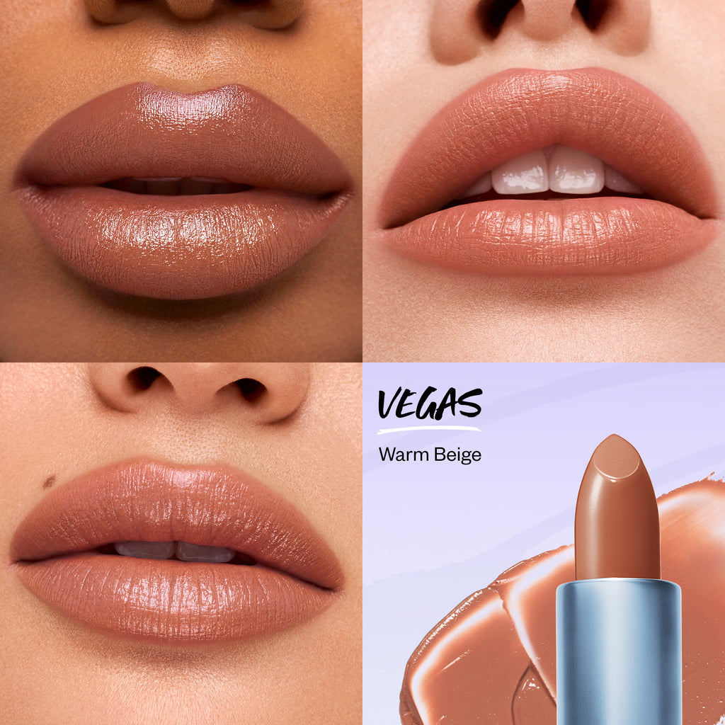 Weightless Lip Color Nourishing Satin Lipstick - Makeup - Kosas - PDP-Weightless-Vegas-skintone - The Detox Market | Vegas - warm beige