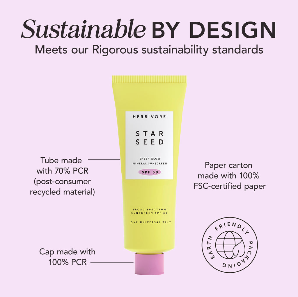 Herbivore-Star Seed Sheer Glow Mineral Sunscreen Spf 30-Sun Care-StarSeed_PDP_11_Sustainability-The Detox Market | 