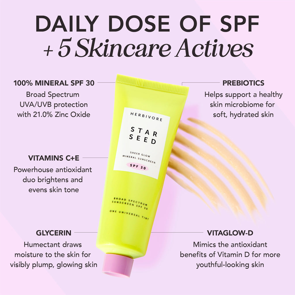 Herbivore-Star Seed Sheer Glow Mineral Sunscreen Spf 30-Sun Care-StarSeed_PDP_3_ProductInfographic-The Detox Market | 