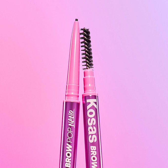 Brow Pop Nano Ultra-Fine Detailing Pencil - Makeup - Kosas - Tip_Spoolie2 - The Detox Market | Always