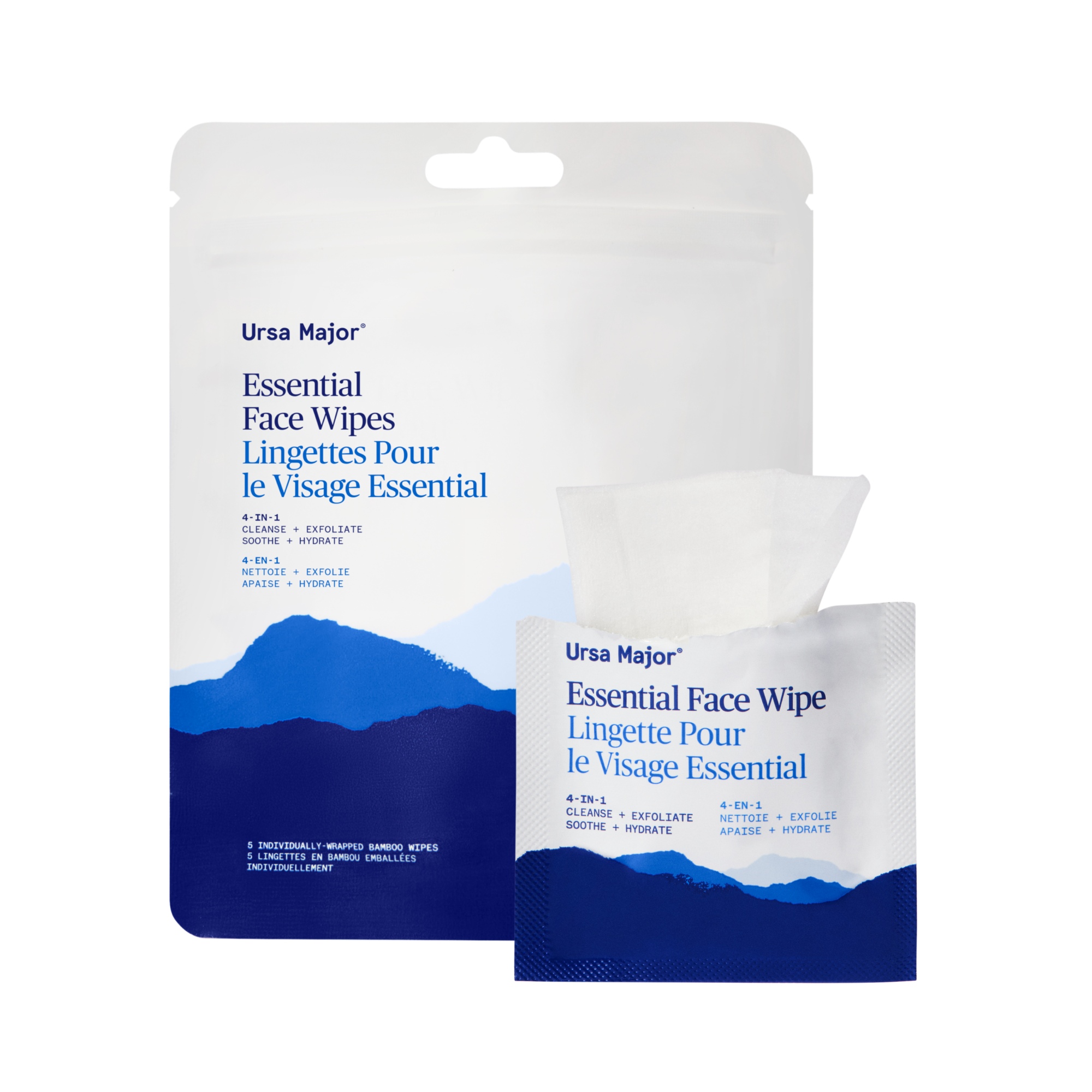 Ursa Major-Essential Face Wipes - 5 pack-Skincare-UrsaMajor_EssentialFaceWipes5ct-01-The Detox Market | 
