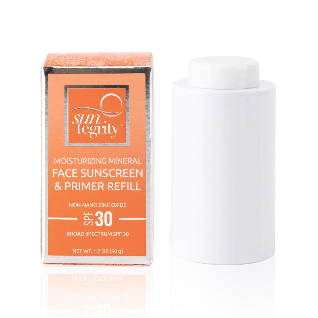 Suntegrity-Moisturizing Mineral Face Sunscreen & Primer - Broad Spectrum SPF 30-Refill Insert-