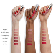 Matte Naturally Liquid Lipstick - Makeup - Kjaer Weis - MatteNaturally-ArmSwatches_TDM - The Detox Market | Alwasy