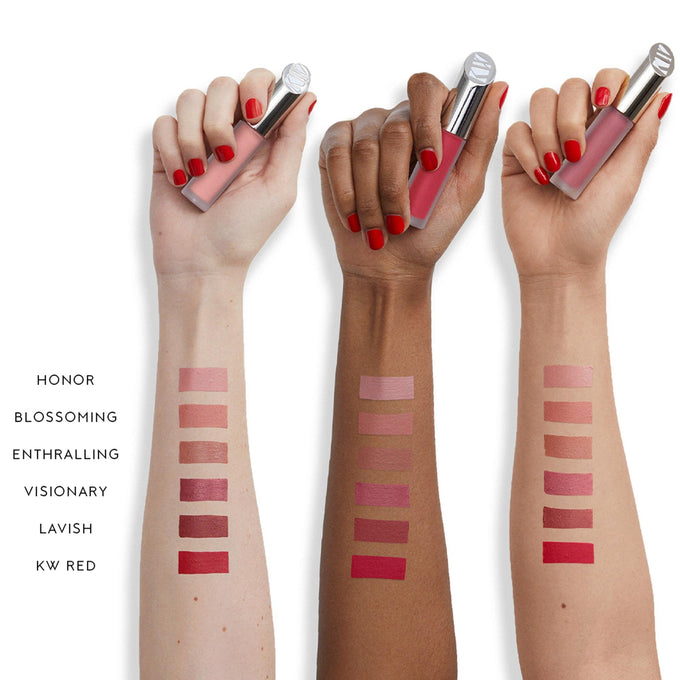 Matte Naturally Liquid Lipstick - Makeup - Kjaer Weis - MatteNaturally-ArmSwatches_TDM - The Detox Market | Alwasy