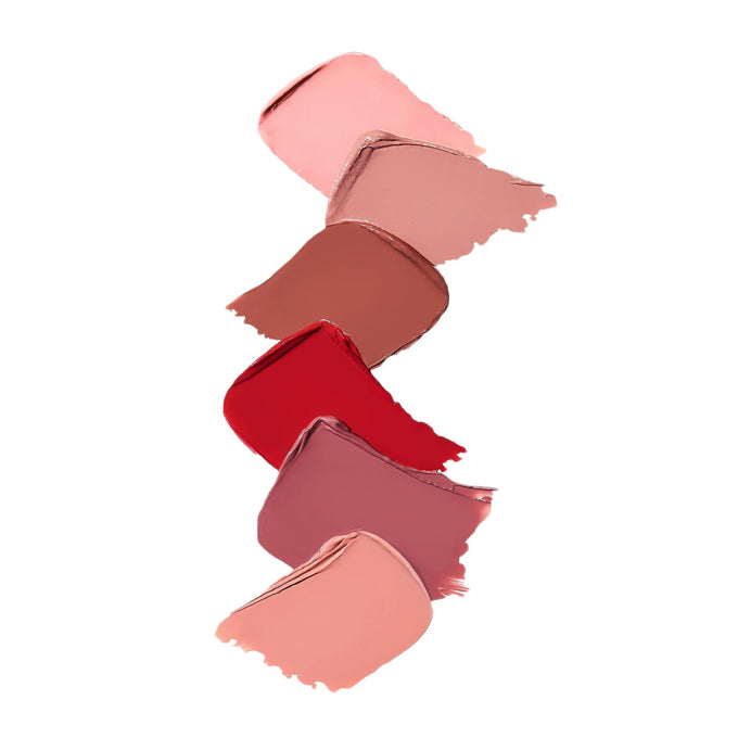 Matte Naturally Liquid Lipstick - Makeup - Kjaer Weis - MatteNaturally-GroupSwatch_TDM - The Detox Market | Always