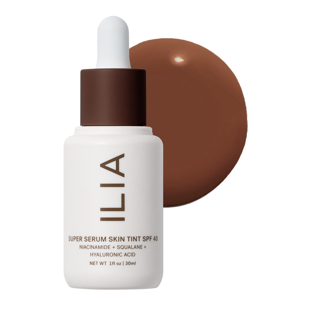 ILIA-Super Serum Skin Tint SPF 40-ROQUE ST18 (Extra deep with cool undertones)-