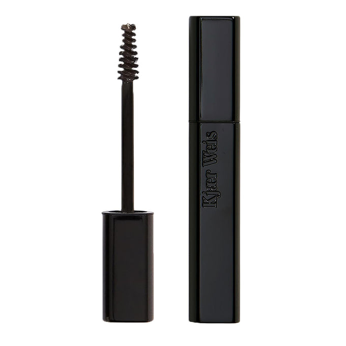 FeatherTouch Brow Gel - Makeup - Kjaer Weis - kw_brow_gel_deep_brown_1 - The Detox Market | Deep Brown - For dark brown to black hair