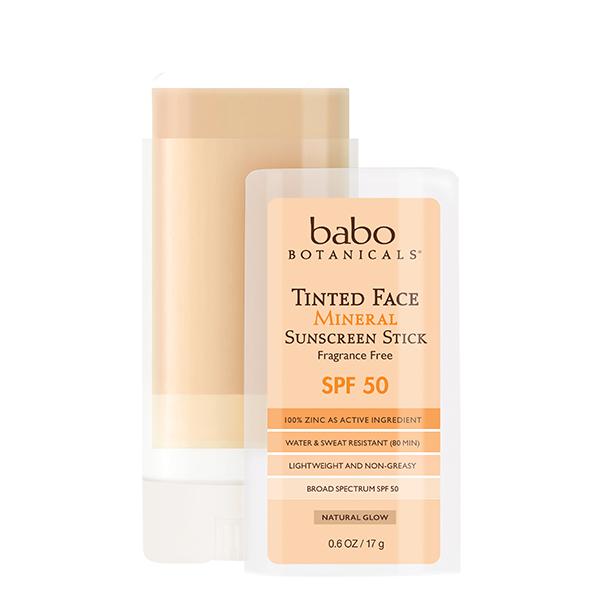 Babo Botanicals-Tinted Face Sunscreen Stick SPF 50-