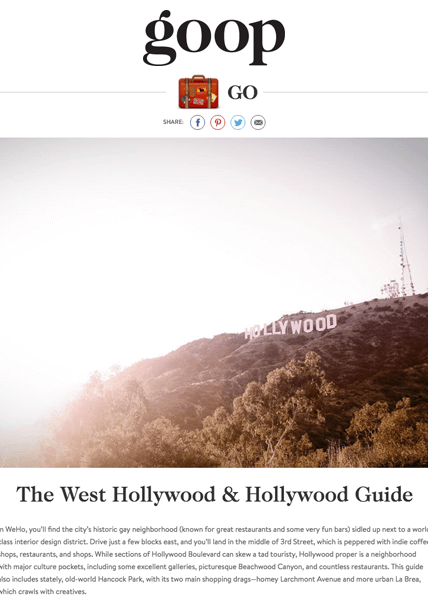 Goop Hollywood-The Detox Market