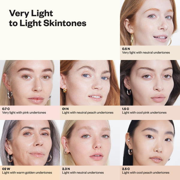 Kosas-Revealer Super Creamy + Brightening Concealer with Caffeine and Hyaluronic Acid-Makeup-01ShadeChart_0.5-2.3-The Detox Market | Always