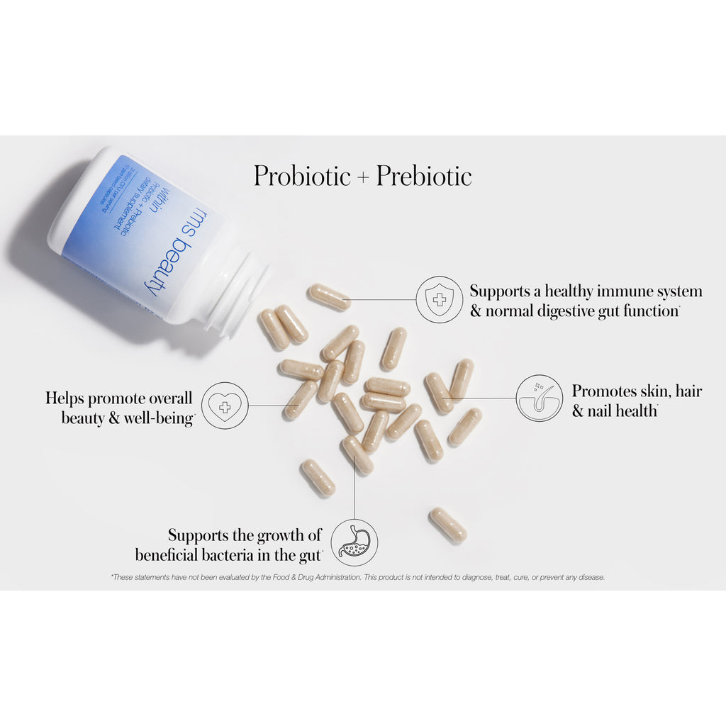 RMS Beauty-Within Probiotic + Prebiotic Dietary Supplement-