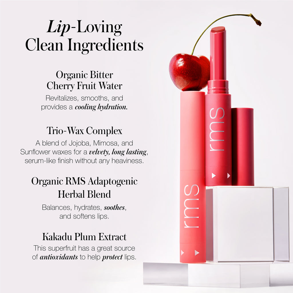 Legendary Serum Lipstick - Makeup - RMS Beauty - Legendary-Lipstick-Ingredients - The Detox Market | Always