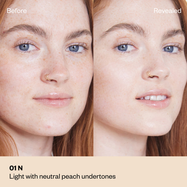 Kosas-Revealer Super Creamy + Brightening Concealer with Caffeine and Hyaluronic Acid-Makeup-1-BeforeandAfterCards_01-The Detox Market | 01 - Light with Neutral Peach Undertones