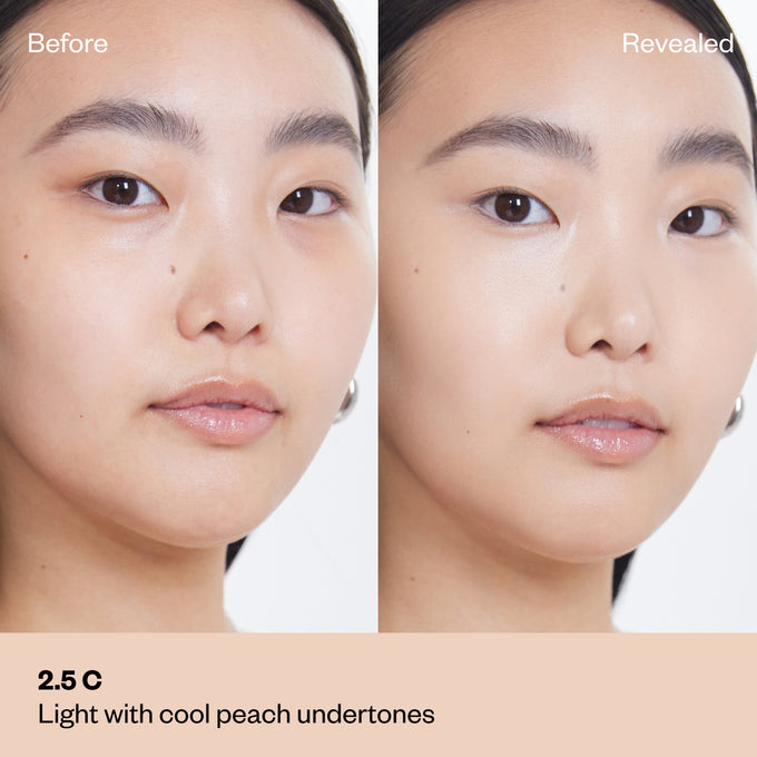 Kosas-Revealer Super Creamy + Brightening Concealer with Caffeine and Hyaluronic Acid-Makeup-1-BeforeandAfterCards_2.5-The Detox Market | 2.5 - Light with Cool Peach Undertones