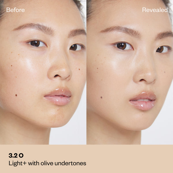 Kosas-Revealer Super Creamy + Brightening Concealer with Caffeine and Hyaluronic Acid-Makeup-1-BeforeandAfterCards_3.2-The Detox Market | 3.2 - Light with Neutral Olive Undertones