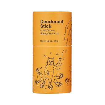 Cedar Spruce Baking Soda Free Deodorant Stick