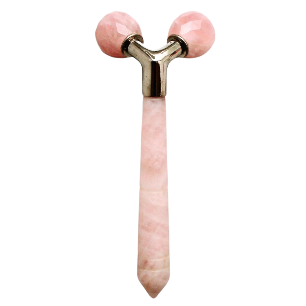 The Rose Quartz Tension Melting Massager for Face & Neck