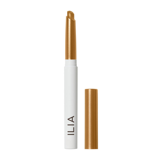 ILIA-Eye Stylus Shadow Stick-Makeup-2000x2000_Eye-Stylus_Divine_Open-The Detox Market  | Divine - antique gold (shimmer)