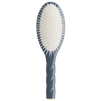 N. 07 The Detangling And Stimulation Hair Brush The Intense - Ink Blue
