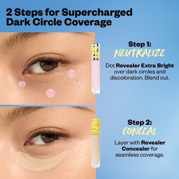 Kosas-Revealer Extra Bright Color Corrector-Makeup-2StepMagic-The Detox Market | Magic - Pink for very light to light skin tones