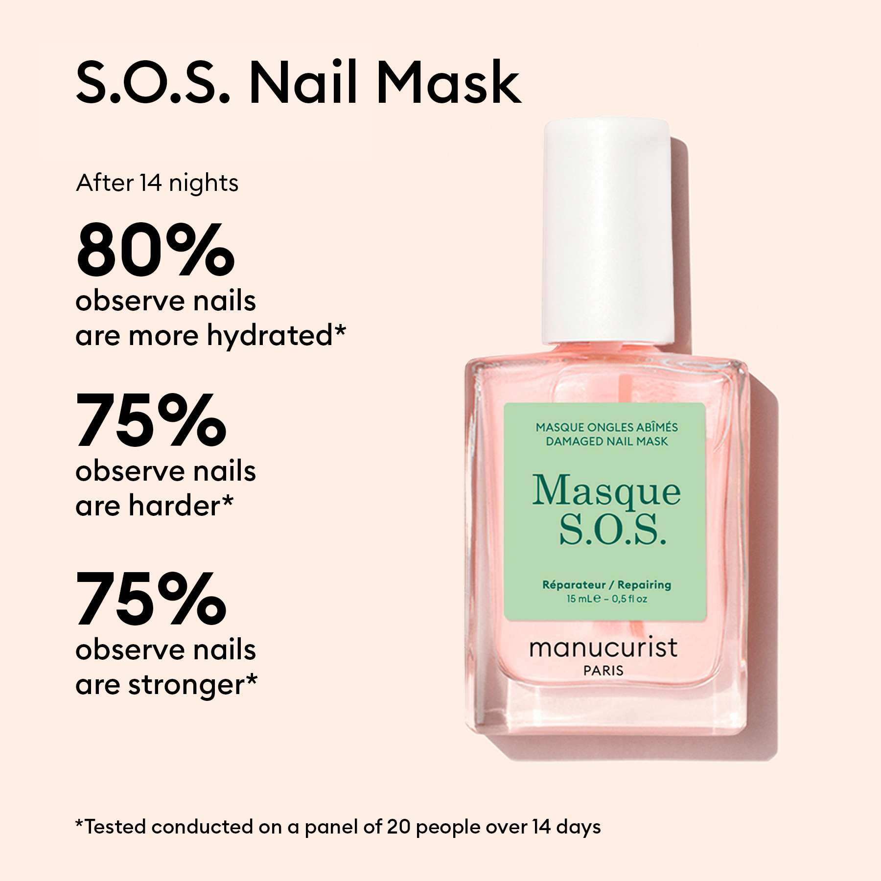 Repairing Nail Care Set - 3-Step Manicure For Damaged Nails