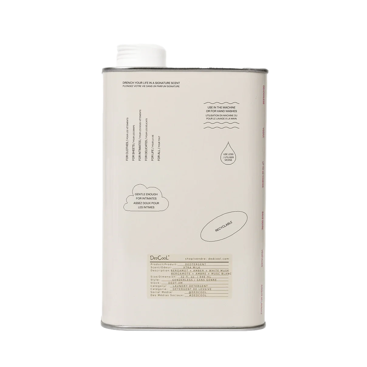 Dedtergent Xtra Milk