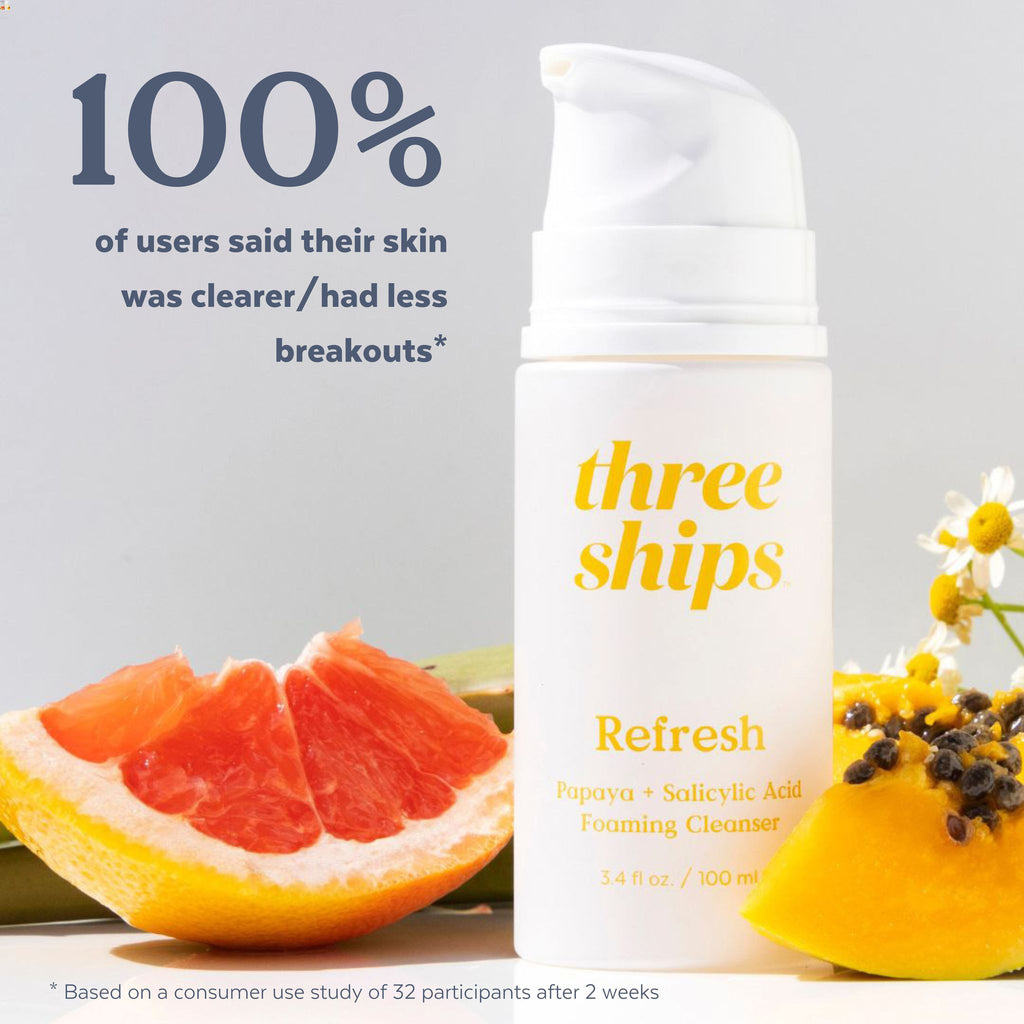Three Ships-Refresh Papaya + Salicylic Acid Cleanser-