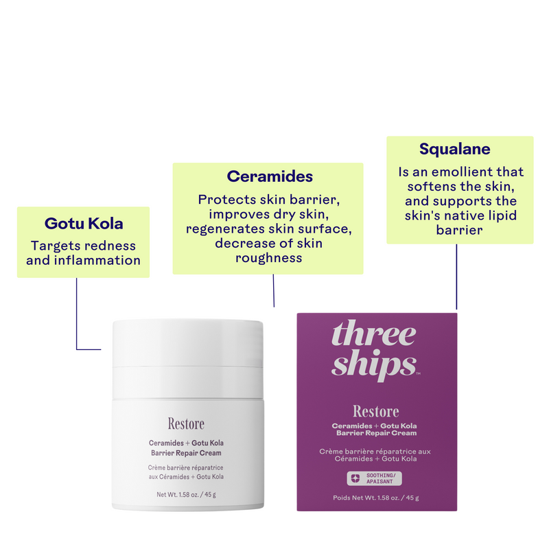 Restore Ceramides + Gotu Kola Barrier Repair Cream – The Detox Market