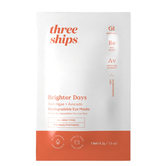Brighter Days Red Algae + Avocado Biodegradable Eye Mask - Single