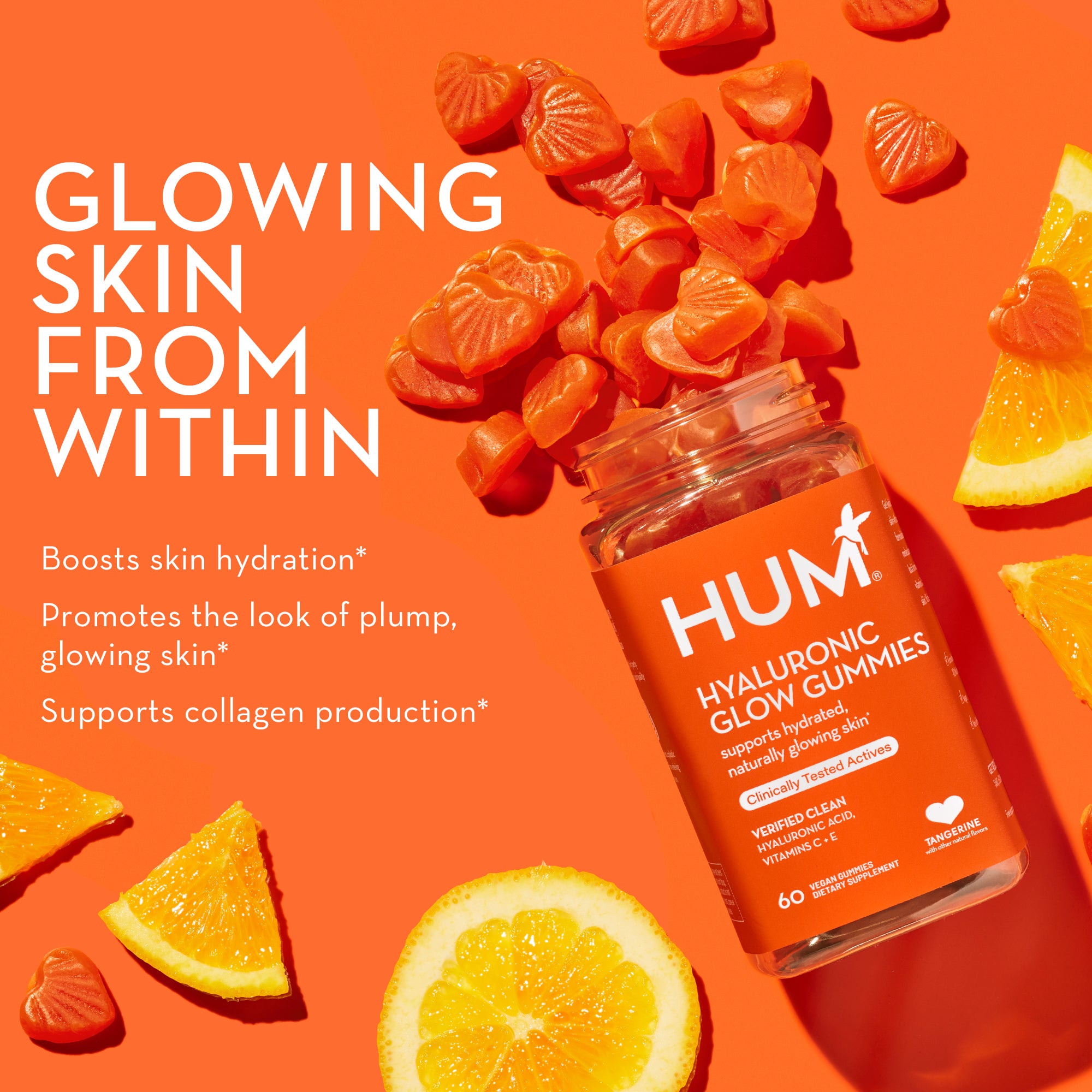 hum nutrition glutathione Raw Beauty Tahitian Vanilla & Berry Infusion Skin & Energy Green Superfood Powder (Women) HUM Hyaluronic Glow Hydrating Skin