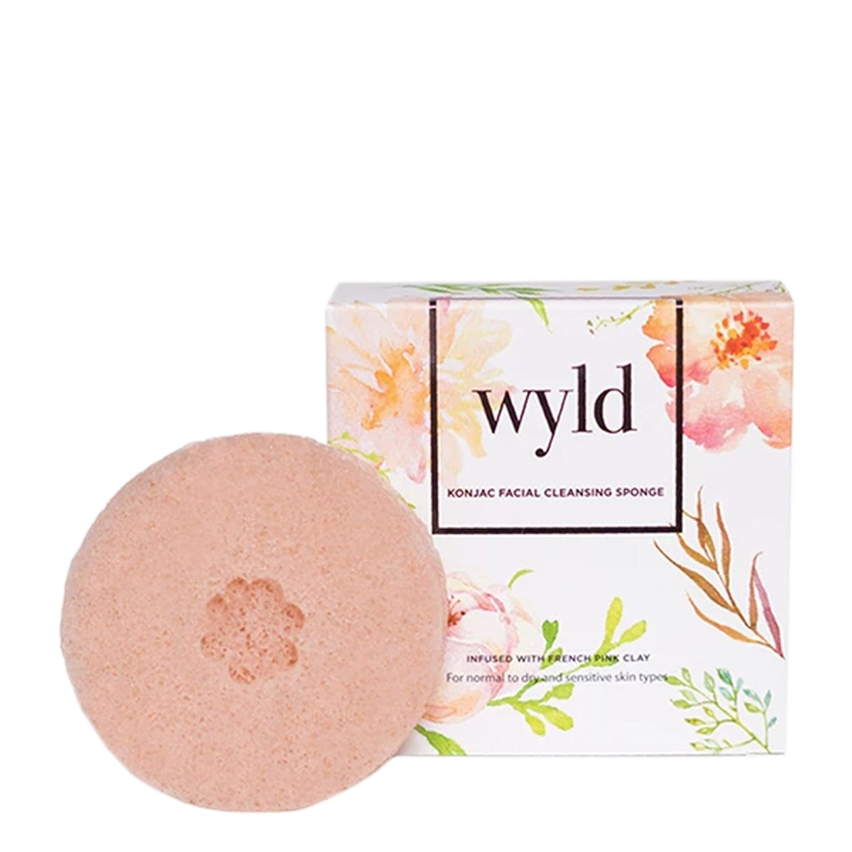French Pink Clay Konjac Sponge