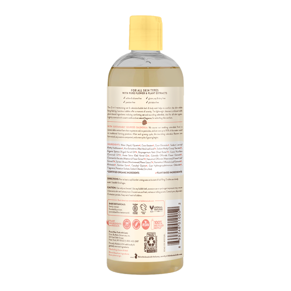 Babo Botanicals-Moisturizing Oat & Calendula Shampoo & Wash-Hair-8042-back-The Detox Market | 