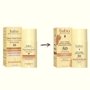 Babo Botanicals-SPF50 Daily Sheer Fluid Tinted Mineral Sunscreen-Sun Care-8063-beforeafter-The Detox Market | 