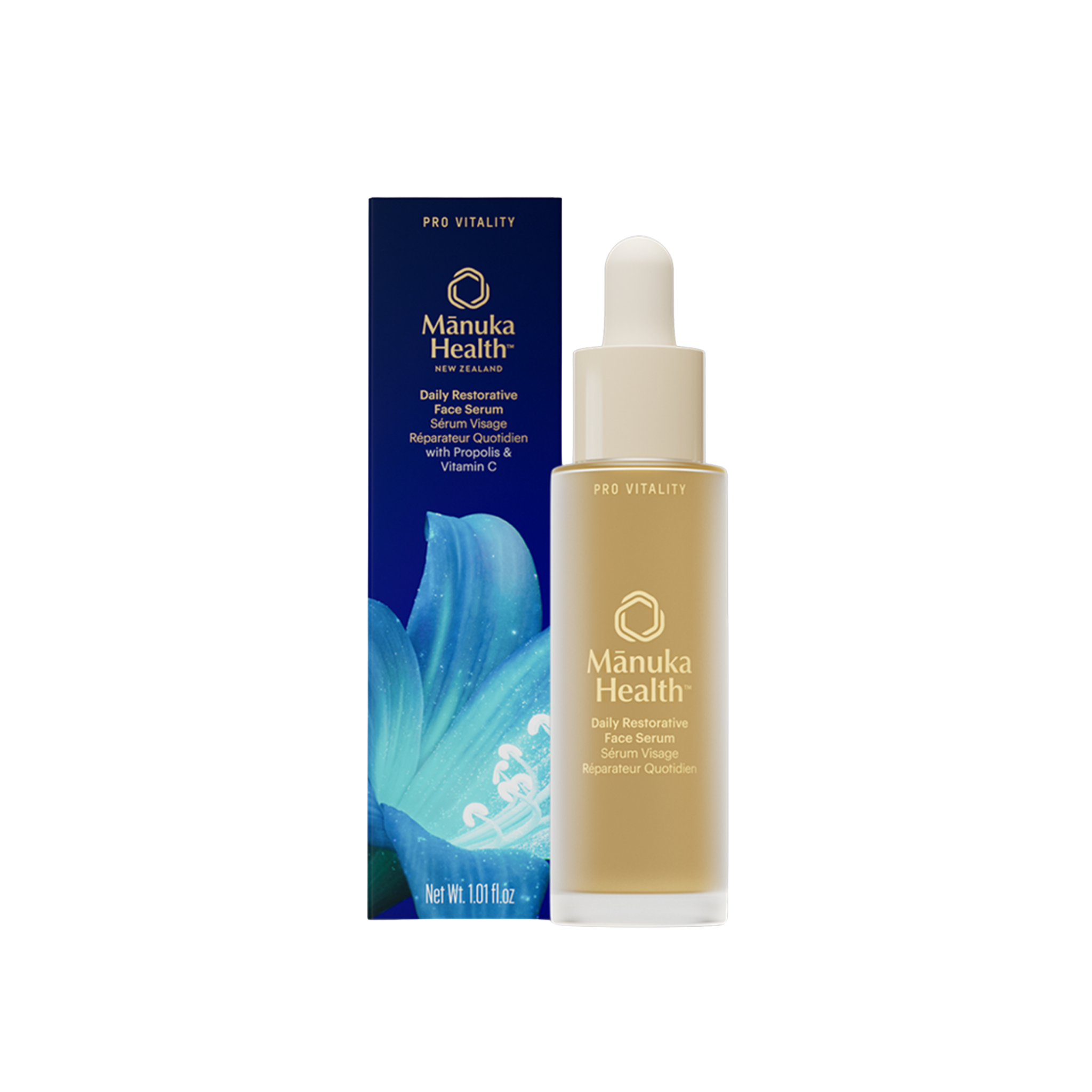 Mānuka Health-Pro Vitality Daily Restorative Face Serum With Propolis & Vitamin C-Skincare-810001471514_PR04538_PROVITALITYDAILYRESTORATIVEFACESERUM_30ml_1_518f9c58-6777-49a7-a7a2-9c78712c6d5a-The Detox Market | 