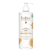 Babo Botanicals-Sensitive Baby Fragrance Free Shampoo & Wash-Body-8561-front-The Detox Market | 