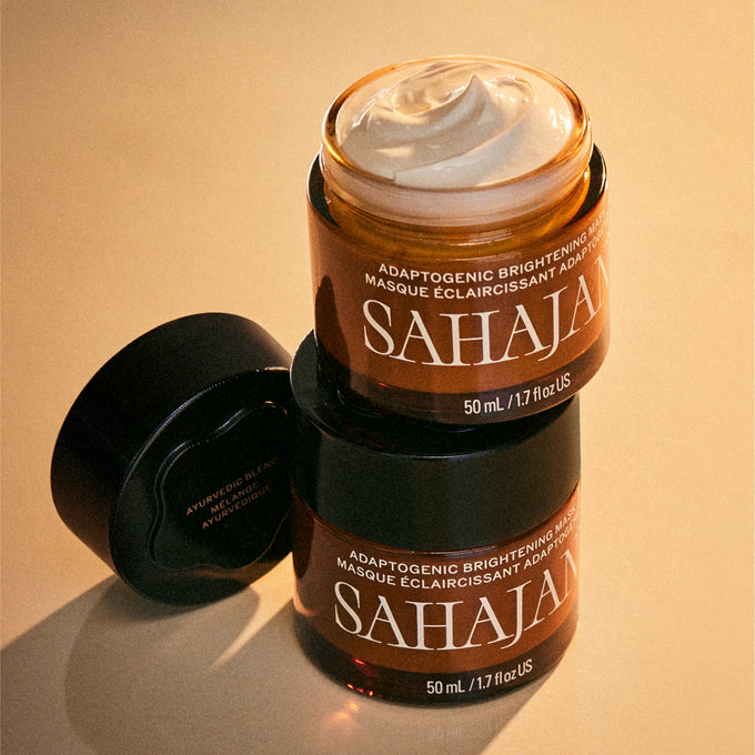 Sahajan-Adaptogenic Brightening Mask with Turmeric + AHAs-Skincare-Adaptogenic-Brightening-Mask-07-The Detox Market | 