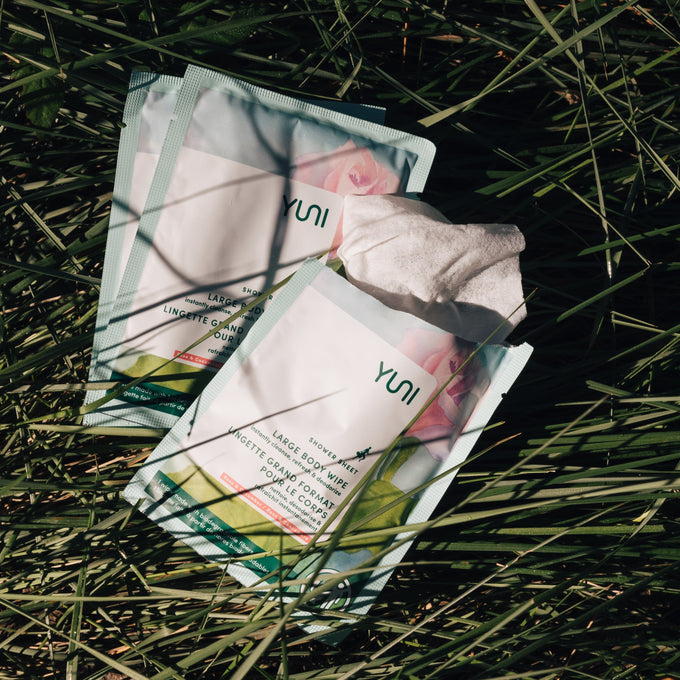 Yuni Beauty-Shower Sheets - Rose Cucumber-Body-BACON-STUDIO-101-The Detox Market | 