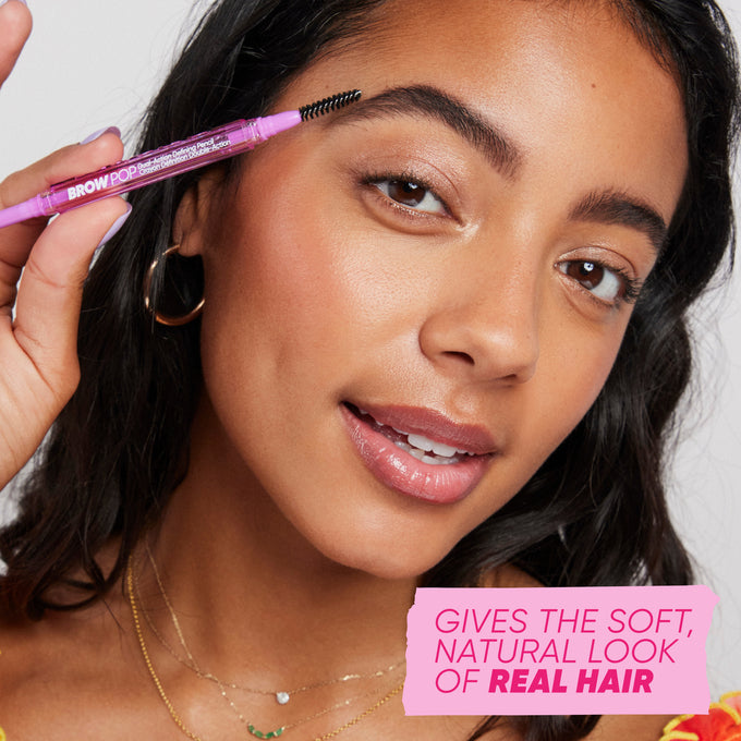 Kosas-Brow Pop Dual-Action Defining Pencil-Makeup-BROWPOP_DualAction_PDP_NA_ProductPlay_BrownBlack_12.2024-The Detox Market | Brown Black - Soft Brown black