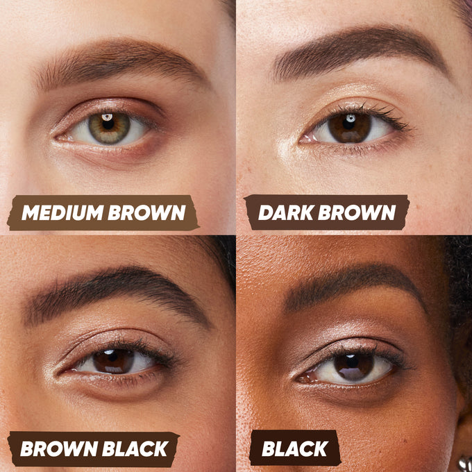 Kosas-Brow Pop Dual-Action Defining Pencil-Makeup-BROWPOP_DualAction_PDP_NA_ShadeGrid_BLACK-The Detox Market | Black