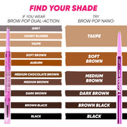 Brow Pop Nano Ultra-Fine Detailing Pencil - Makeup - Kosas - BROWPOP_Nano_PDP_NA_FindYourShade_22 - The Detox Market | Always