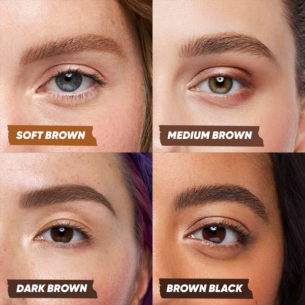 Brow Pop Nano Ultra-Fine Detailing Pencil - Makeup - Kosas - BROWPOP_Nano_PDP_NA_ShadeChartformediumbrownanddarkbrown - The Detox Market | Medium Brown