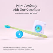 Cocolab-Cocolab Cocobrush Extra-Soft Toothbrush - Blue Bliss-Body-BRU-001-BLU_7-The Detox Market | 