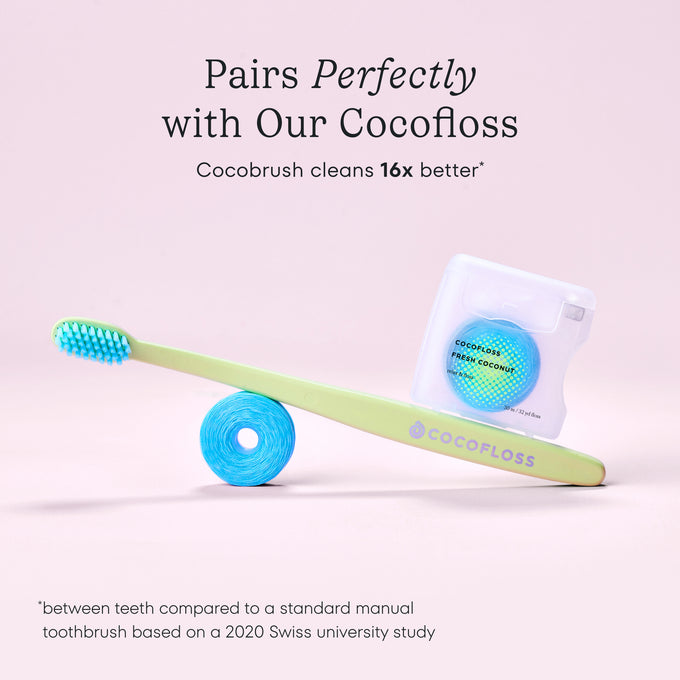 Cocolab-Cocolab Cocobrush Extra-Soft Toothbrush - Blue Bliss-Body-BRU-001-BLU_7-The Detox Market | 
