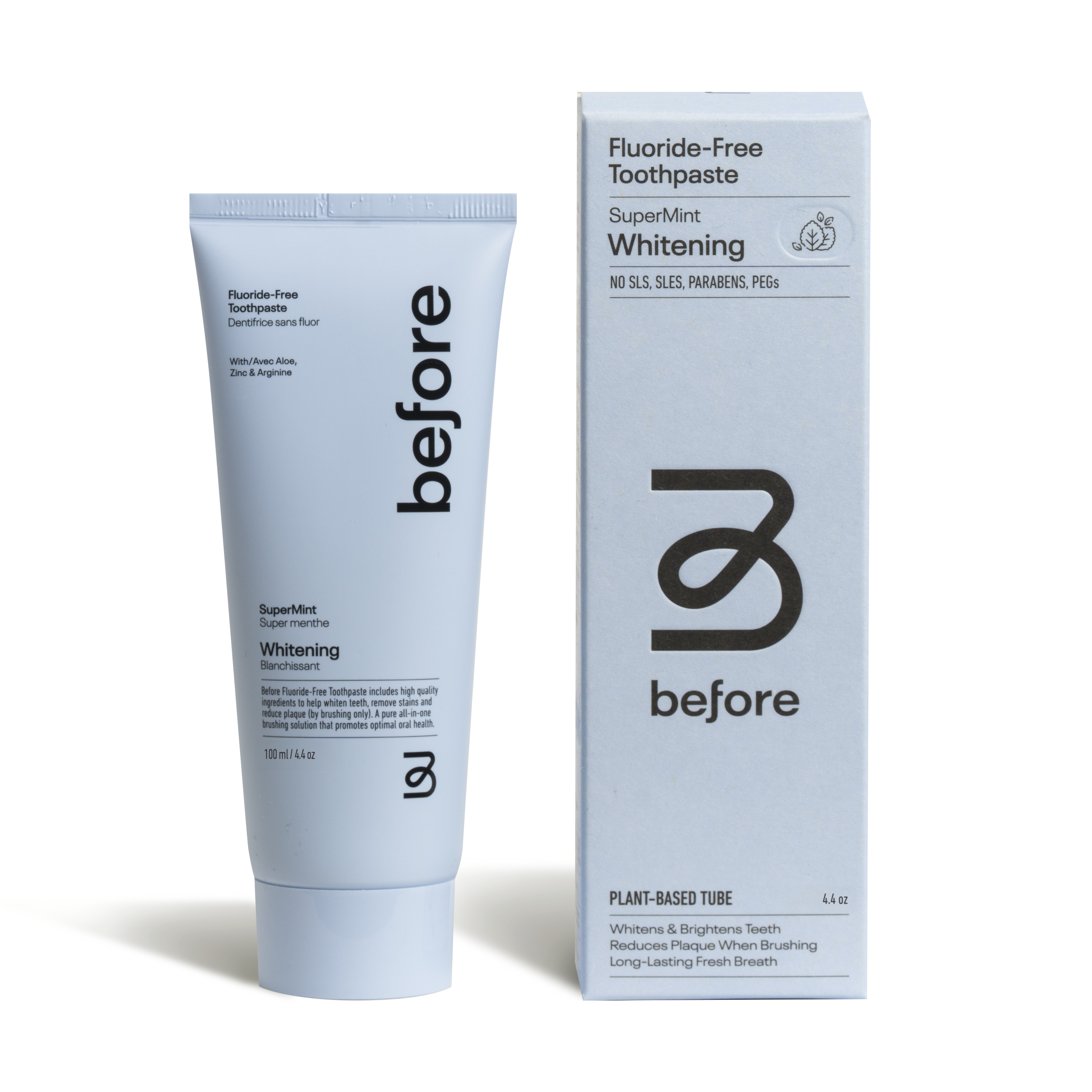 Before Oral Care-Before Fluoride-Free Supermint-Body-Before_FluorideFree_SuperMint_4.4oz-The Detox Market | 
