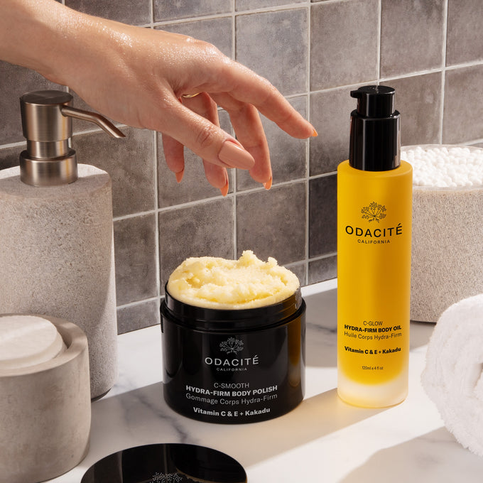 Odacite-Smooth + Glow Vitamin C Body Essentials-Body-BodyDuo_lifestyle3_f8bdb521-2106-4a41-968e-e2d783de7a88-The Detox Market | 