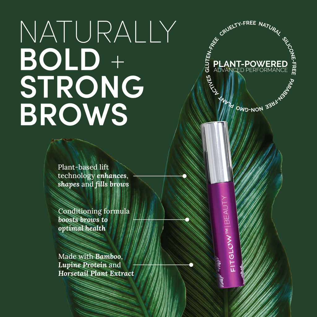 Protein Plant Brow Gel - Makeup - Fitglow Beauty -    BrowGel_creative03_web - The Detox Market | Always